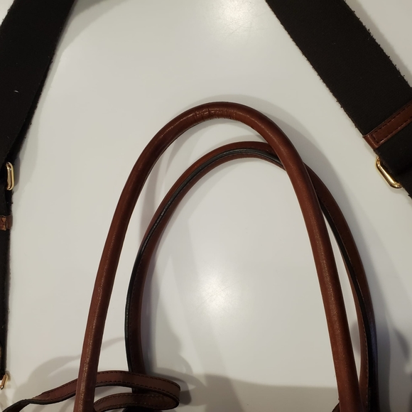 Burberry House Check Marta Dark Tan Diaper Baby Bag Travel & Work Bag - Picture 9 of 15